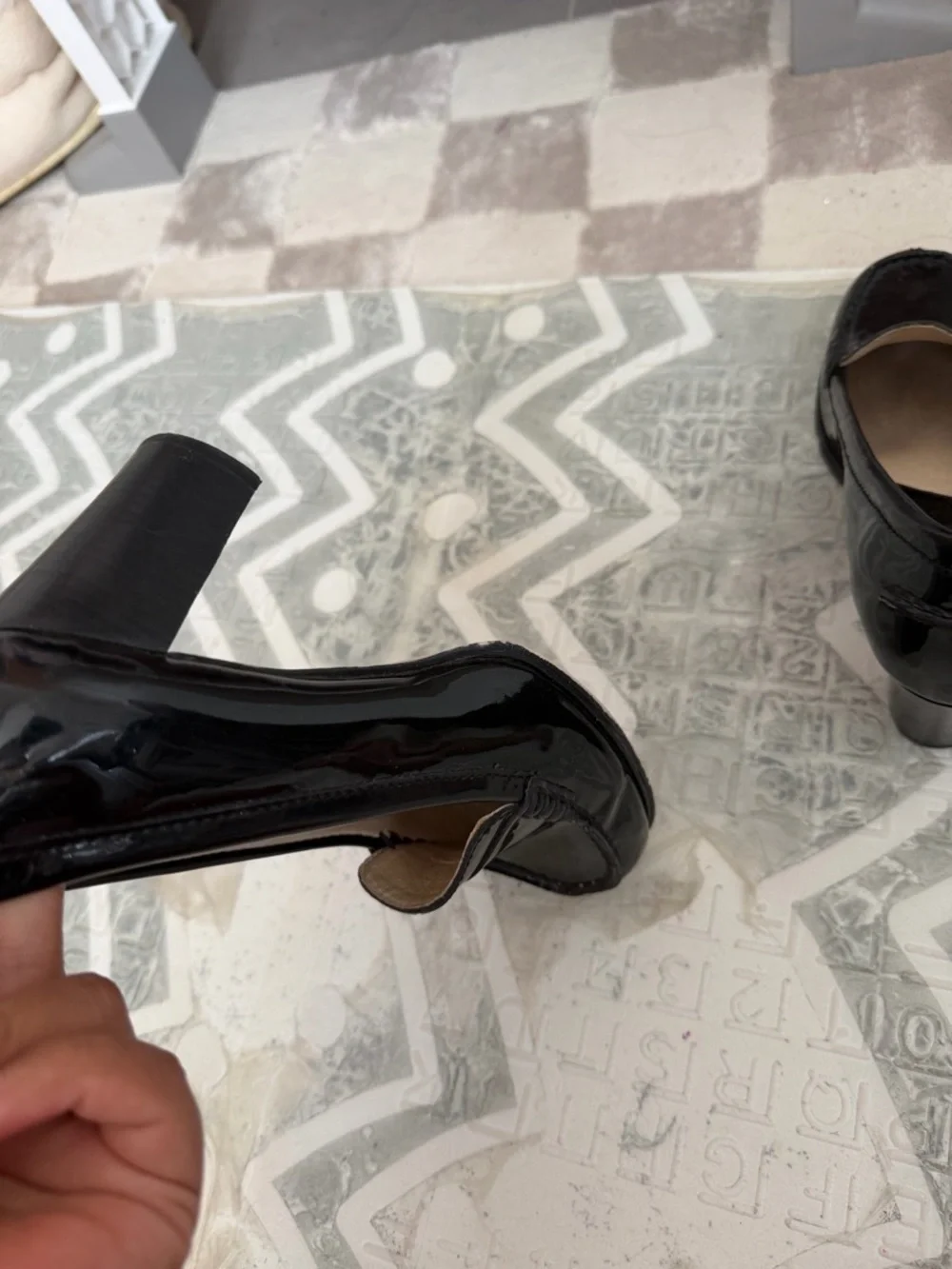 Michael Kors Black Patent Leather Penny Loafers - Women heel oxford USA 6.5